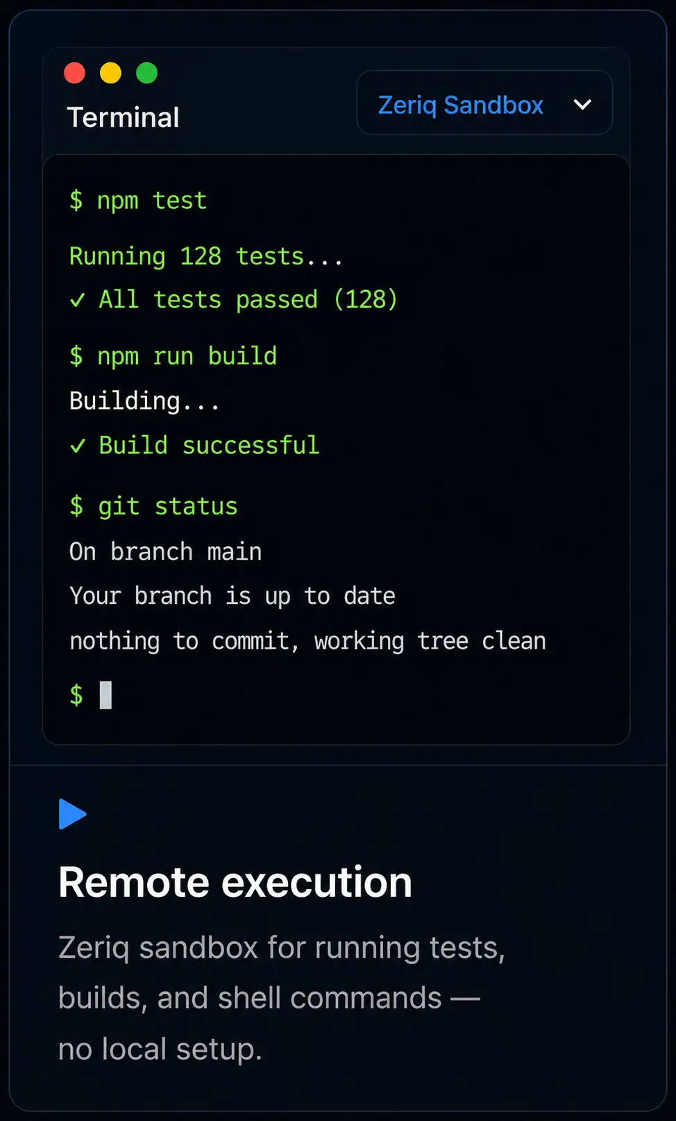 Remote execution